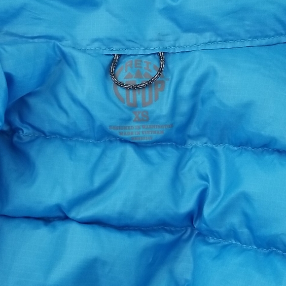 REI Blue Down Vest - Picture 4 of 8
